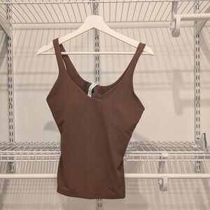 Lululemon Align Tank Waist in Copper Brown